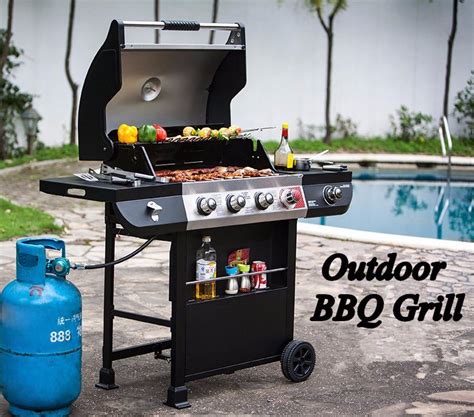 barbecue on gas stove